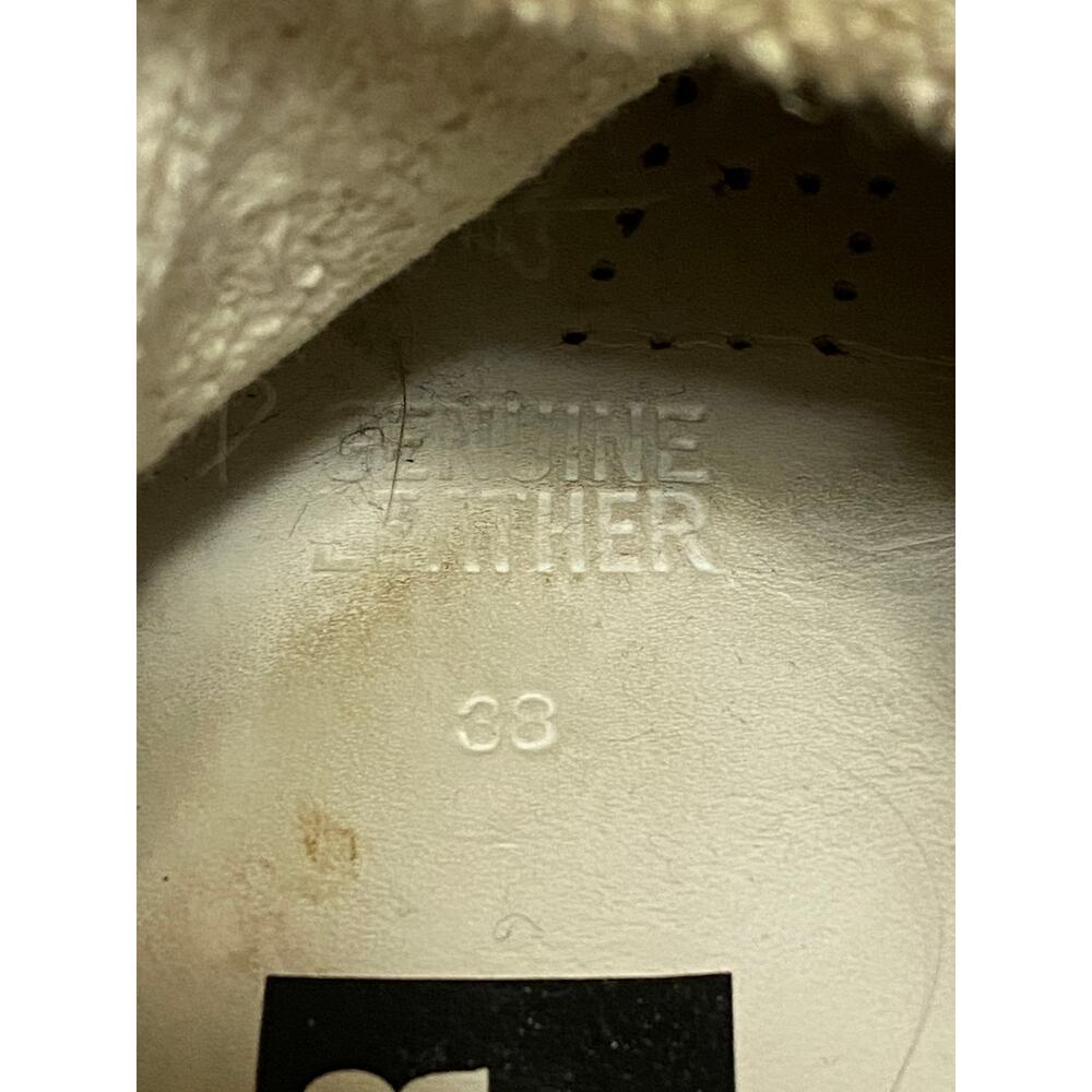 Golden Goose Mid Star Beige Leather Lace Up Round Toe  Mid Top Sneakers Size 7.5 - Picture 5 of 5